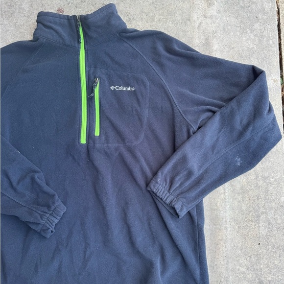 Columbia Blue and Green Performance Jacket - Picture 2 of 3